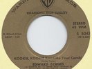 TEEN STEREO 45 on WARNER BROS. by EDWARD BYRNES & CONNIE STEVENS - 