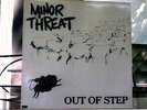 MINOR THREAT-Out of Step(83 US Dischord With Black back Cover and lyric Insert)