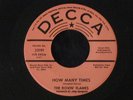 The Rovin’ Flames How Many Times RARE Florida Garage Promo 45 Orig. Decca EX