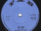 SUGAR PLUMS Too Much / Red River Reggae RARE UK Fab 45 rocksteady skinhead HEAR