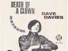 KINKS / DAVE DAVIES Death Of A Clown RARE Norway p/s 45 freakbeat MOD beat HEAR