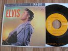ELVIS PRESLEY 45 EP & COVER ;ORANGE LABEL RE-ISSUE; ELVIS, EPA-992