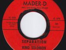 KING SOLOMON Separation  new breed r&b 45 MONSTER DANCER northern soul