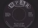 LEVERT ALLISON my all is you DEEP SOUL 45 on SPAR