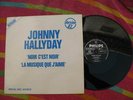 JOHNNY HALLYDAY MAXI 45T VERSION 82 NOIR C EST NOIR