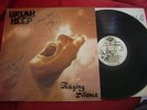URIAH HEEP - Raging Silence Greek press FULLY SIGNED Vinyl LP rare autographed