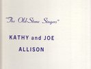 PRIVATE PRESS FOLK LP  JOE AND KATHY ALLISON