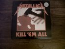 METALLICA - KILL:EM ALL - 2 X VINYL LP - LTD ED GATEFOLD COVER RE MASTER 1987 EX
