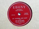 Eagle-Aires -  Ebony 1014 - My Number One Baby / Cloudy Weather Blues - 78 RPM
