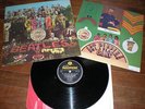 VG+ Beatles WIDESPINE COMPLETE Sgt Pepper UK Lp -1/-1 mono 1st press PMC 7027