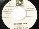 MANFRED MANN-BROTHER JACK b/w BLUE BRAVE-Prestige Records