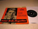 eddie cochran.45t.never to be forgotten.