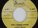 Blues 45 LIGHTNIN HOPKINS Early Mornin' Boogie HERALD HEAR