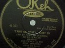 JOE VENUTI NEW YORKERS-TAINT SO HONEY TAINT SO OKEH #41051 NICE COPY 78