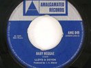 Reggae 45 LLOYD & DEVON / COBBS Baby Reggae / Space Doctor on Amalgamated UK