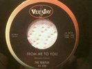 Beatles 45 VJ VEE JAY 522:  Oval Logo/THIN print  VERY RARE