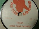 Jorge Font Saldana 1968 PPD Carlos Romero Barcelo Plena Jingle 78rpm Puerto Rico