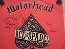 MOTORHEAD ACE OF SPADES FULLY AUTOGRAPHED SINGLE