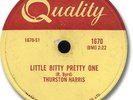 THURSTON HARRIS Rock & Roll 78 RPM Record. Little Bitty Pretty One