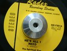 Black Gospel 45 Rare THE SPIRITUAL FIVE He's All I Need on Radex