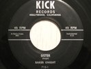 Baker Knight: Sister/Peek-a-Boo VERY RARE '59 ORIG cochran-rel rockabilly ?HEAR