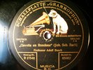 78rpm ADOLF BUSCH Violin BACH Gavotte BRAHMS Hungarian Dance