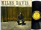 MILES DAVIS and MILT JACKSON quintet sextet PRESTIGE Rudy Van Gelder RVG initial