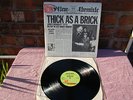 JETHRO TULL ,THICK AS A BRICK LP .ist press ,clean & news paper ..chrysalis,prog