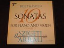 rare 4 LP Box: SZIGETI/ARRAU, Beethoven 10 Sonatas, 1st US Vanguard SRV-300/3
