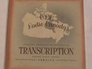 GLENN GOULD Partita No.5/Fantaisie CBC TRANSCRIPTION LP