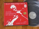 ANDRE NAVARRA UNACCOMPANIED / BACH SOLO CELLO SUITES / CALLIOPE 3 LP BOX  NMINT