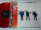 BEATLES HELP JAPAN 20th UK CUTTING MONO RED COLOR VINYL w/OBI RARE