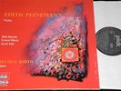 BARTOK / BLOCH / SUK – VIOLIN RECITAL – EDITH PEINEMANN – SWISS MADE