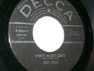 Rock-a-billy 45 * Roy Hall * Three alley cats/Diggin' the boogie * Vg-