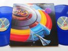 ELO OUT OF THE BLUE DOUBLE LP BLUE VINYL COMPLETE SPACESHIP EX+ (ref 9)