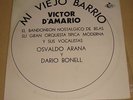 VICTOR D'AMARIO MI VIEJO BARRIO tango ARGENTINA LP
