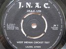 West Indian Cricket Test / 3 Cheers For Worrell - Laurel Aitken - JNAC Near Mint