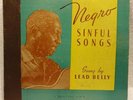 78rpm 5 - Record Set Musicraft #31 Lead Belly w/ Guitar Negro Sinful Songs