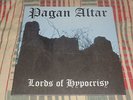 PAGAN ALTAR-Lords of Hypocrisy 2-LP RARE DOOM NWOBHM