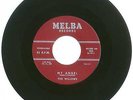 RARE 45 RPM, The Willows, Melba 106, RED Label, VG+, My Angel/Do You Love Me