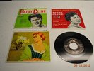 FOUR VINTAGE 45 rpm PHONOGRAPH RECORDS - 2 PATSY CLINE-PICTURE JACKETS+PLUS 2