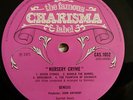 GENESIS - Nursery Cryme - UK Charisma Pink label CAS 1052 -71