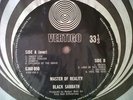 BLACK SABBATH - Master Of Reality (Box Sleeve) 6360 050 Swirl Label 1971 L.P.