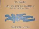 SANDOR VEGH / BACH sonatas & partitas / VALOIS CMB 14