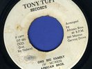 2012  AFRICAN BROTHERS-ONE BIG FAMILY-TONY TUFF- REGGAE 45 7