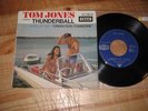 TOM JONES - thunderball  EP  operation tonnerre  TRES RARE POCH DIFF james bond