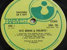 PETE BROWN & PIBLOKTO   THOUSANDS ON A RAFT ** 1970 UK 1st HARVEST LP NO EMI