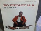  Blues LP-Bo Diddley is a Lover-Checker 2980 (black Label)-Vinyl  VG+/++ 