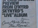 LYNYRD SKYNYRD One More From the Road SIGNED PROMO LP