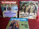 3 x Rolling Stones Singles, rare german picture cover 